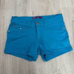 kids vigoss medium blue wash denim jeans shorts